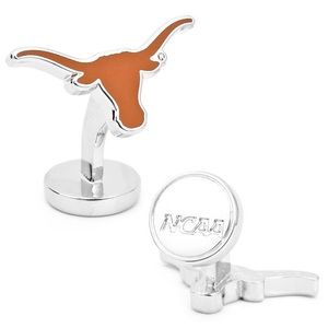 TEXAS LONGHORNS UT Palladium CUFFLINKS Fairly New